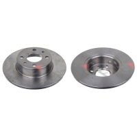 2 Bremsscheiben Hinterachse voll Ø 251 mm 10 mm...