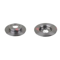 2 Bremsscheiben Hinterachse voll Ø 260 mm 9 mm FTE...