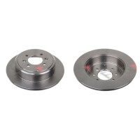 2 brake discs rear axle full Ø 290 mm 10 mm FTE...