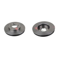 2 brake discs front axle ventilated Ø 262 mm 22 mm...