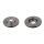 2 brake discs front axle ventilated Ø 262 mm 22 mm FTE for e.g. RENAULT LAGUNA