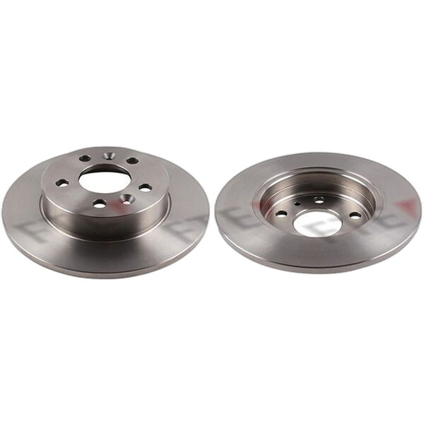 2 brake discs rear axle full Ø 265 mm 10.5 mm FTE for e.g. RENAULT LAGUNA