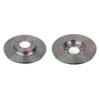 2 brake discs rear axle full Ø 290 mm 12 mm FTE...