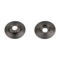 2 brake discs rear axle full Ø 268 mm 12 mm FTE...