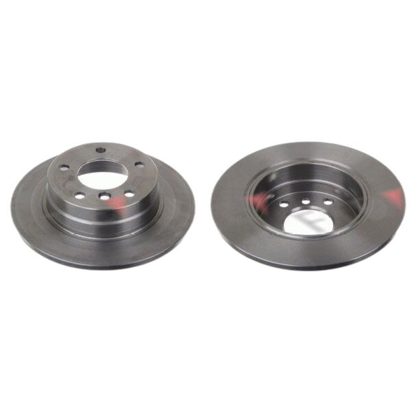 2 brake discs rear axle full Ø 280 mm 10 mm FTE for e.g. BMW 3 Series