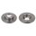 2 brake discs front axle full Ø 286 mm 12 mm FTE for e.g. BMW 3 Series