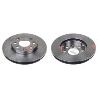 2 brake discs front axle ventilated Ø 240 mm 20 mm...