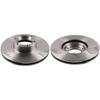 2 brake discs front axle ventilated Ø 280 mm 24 mm...