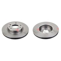 2 Bremsscheiben Vorderachse belüftet Ø 277 mm...