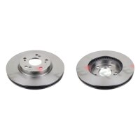 2 brake discs front axle ventilated Ø 282 mm 23 mm...