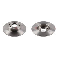 2 brake discs front axle full Ø 236 mm 10 mm FTE...