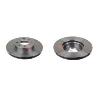 2 brake discs front axle ventilated Ø 256 mm 19 mm...