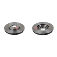 2 brake discs front axle ventilated Ø 278 mm 25 mm...