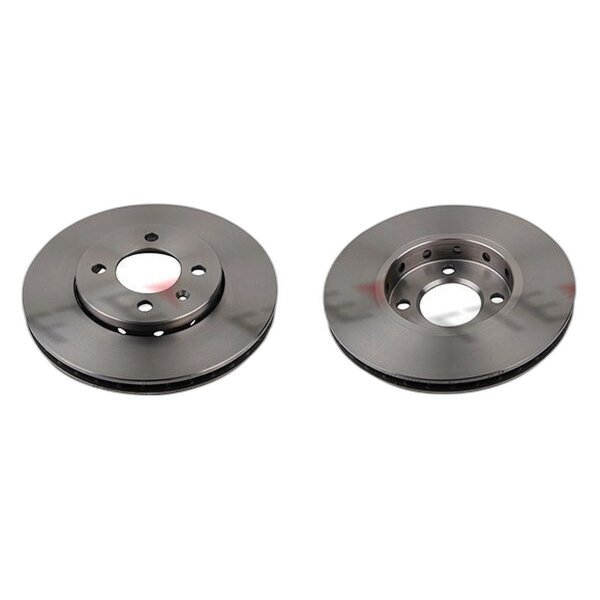 2 brake discs front axle ventilated Ø 256 mm 22 mm FTE for e.g. VW UP!