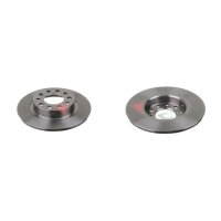 2 brake discs rear axle full Ø 264 mm 10 mm FTE...
