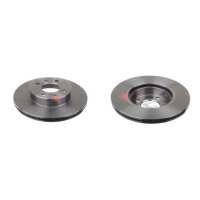 2 brake discs front axle ventilated Ø 252 mm 18 mm...