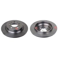 2 brake discs rear axle full Ø 288 mm 12 mm FTE...