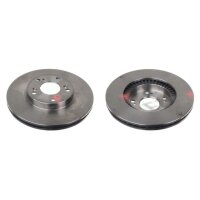 2 Bremsscheiben Vorderachse belüftet Ø 282 mm...