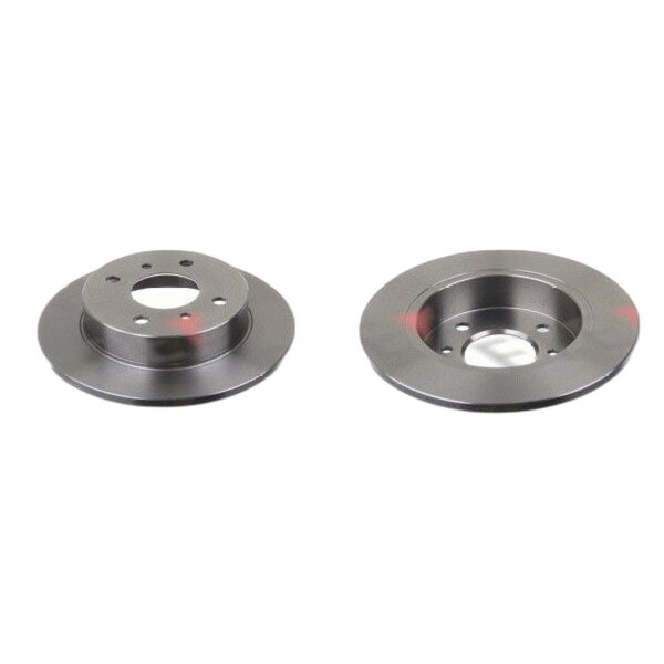 2 Bremsscheiben Hinterachse voll Ø 258 mm 10 mm FTE für u.a. NISSAN PRIMERA
