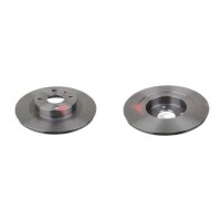 2 Bremsscheiben Hinterachse voll Ø 261 mm 10 mm...