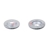 2 brake discs front axle ventilated Ø 240 mm 20 mm...