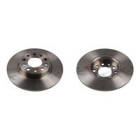 2 brake discs rear axle full Ø 278 mm 12 mm FTE...