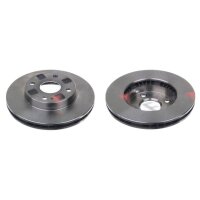 2 brake discs front axle ventilated Ø 235 mm 22 mm...