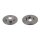 2 brake discs rear axle full Ø 290 mm 11 mm FTE for e.g. TOYOTA AVENSIS
