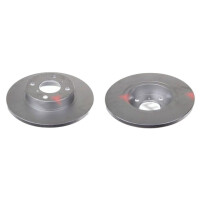 2 brake discs front axle full Ø 247 mm 12 mm FTE...