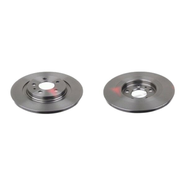 2 brake discs rear axle full Ø 272 mm 12 mm FTE for e.g. CITROËN C8