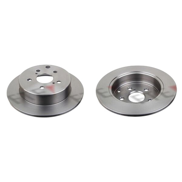 2 brake discs rear axle full Ø 290 mm 10 mm FTE for TOYOTA COROLLA