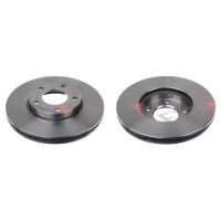 2 Bremsscheiben Vorderachse belüftet Ø 278 mm...