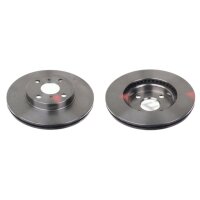 2 brake discs front axle ventilated Ø 255 mm 20 mm...