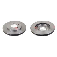 2 Bremsscheiben Vorderachse belüftet Ø 282 mm...