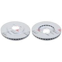2 brake discs front axle ventilated Ø 260 mm 22 mm...