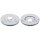 2 brake discs front axle ventilated Ø 260 mm 22 mm FTE for e.g. BMW 3 Series