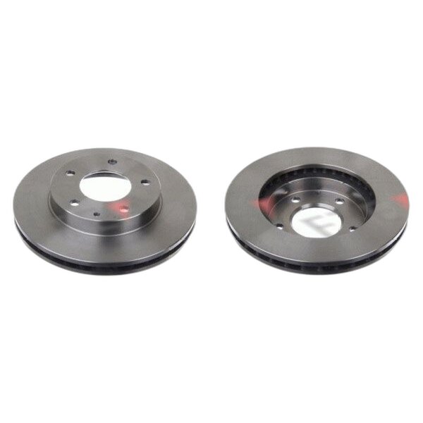 2 brake discs front axle ventilated Ø 258 mm 24 mm FTE for e.g. MAZDA 626