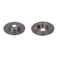 2 brake discs rear axle full Ø 266 mm 9 mm FTE for...