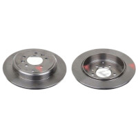 2 brake discs rear axle full Ø 290 mm 10 mm FTE...
