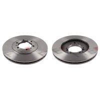 2 Bremsscheiben Vorderachse belüftet Ø 280 mm...