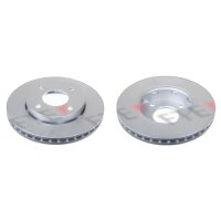 2 brake discs front axle ventilated Ø 256 mm 24 mm...