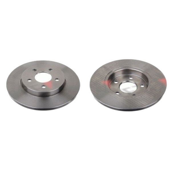 2 brake discs rear axle full Ø 280 mm 12 mm FTE for e.g. FORD MONDEO