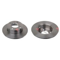 2 Bremsscheiben Hinterachse voll Ø 245 mm 10 mm...