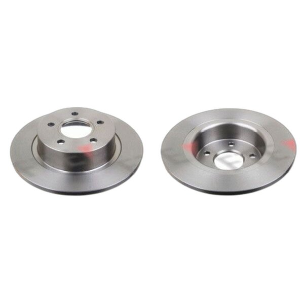 2 brake discs rear axle full Ø 278 mm 11 mm FTE for e.g. FORD TRANSIT