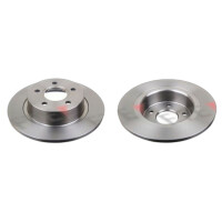 2 brake discs rear axle full Ø 278 mm 11 mm FTE...
