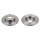 2 brake discs rear axle full Ø 278 mm 11 mm FTE for e.g. FORD TRANSIT