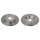 2 brake discs rear axle full Ø 278 mm 9 mm FTE for e.g. TOYOTA YARIS