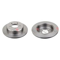 2 brake discs rear axle full Ø 290 mm 12.5 mm FTE...