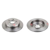 2 brake discs rear axle full Ø 270 mm 9 mm FTE for...