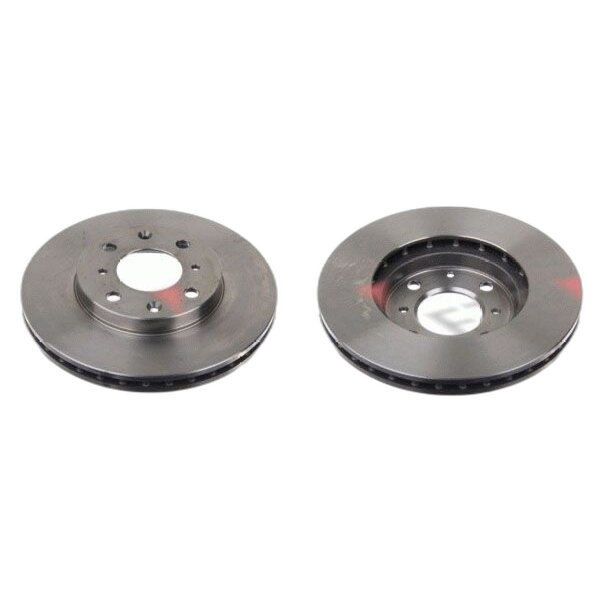 2 brake discs front axle ventilated Ø 240 mm 21 mm FTE for e.g. HONDA JAZZ